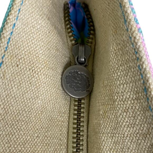 Amy Butler for Kalencom Harper Tote - Turquoise, Pink, and Lime Green - Picture 8 of 9